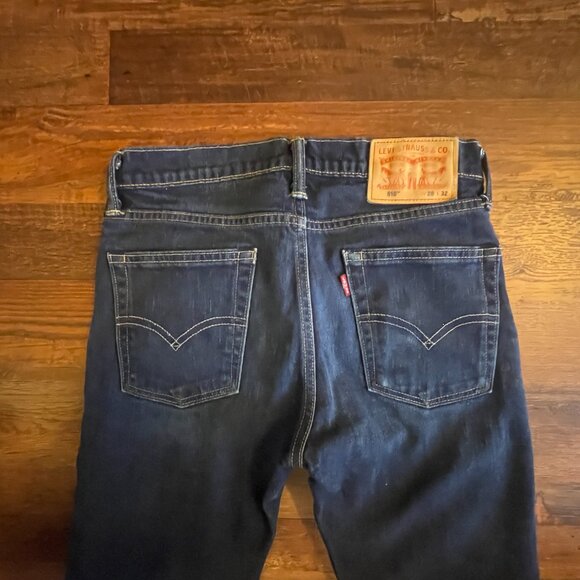 Levi's Men's 510 Jeans Skinny Fit Low Rise Stretch Denim Tapered Pants W28 L32 - Picture 10 of 14